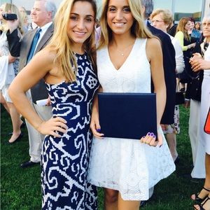 Anthropologie white floral sheer dress